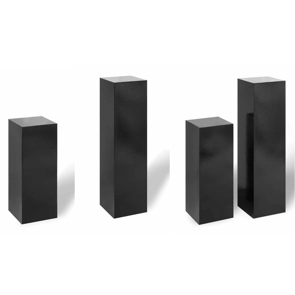 Pedestales negros